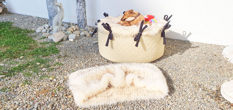 Canisenti Hunde-Schlafplatz-Pouf